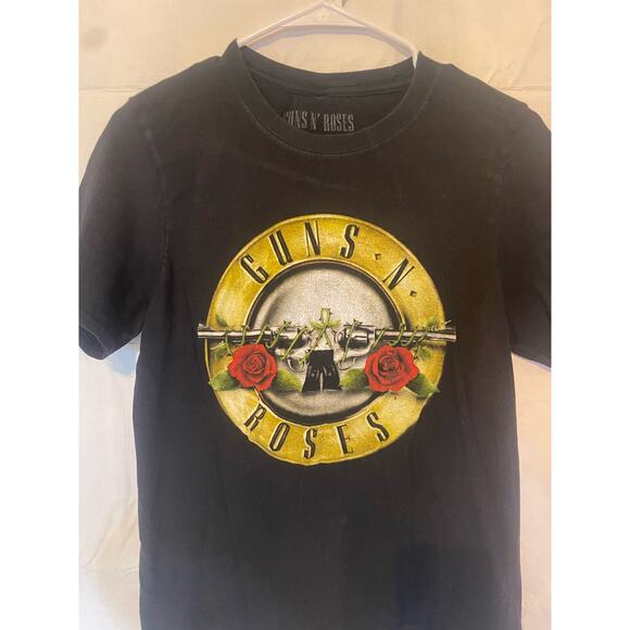 Guns N Roses Black Shirt S Vintage Retro GUC - Picture 4 of 6